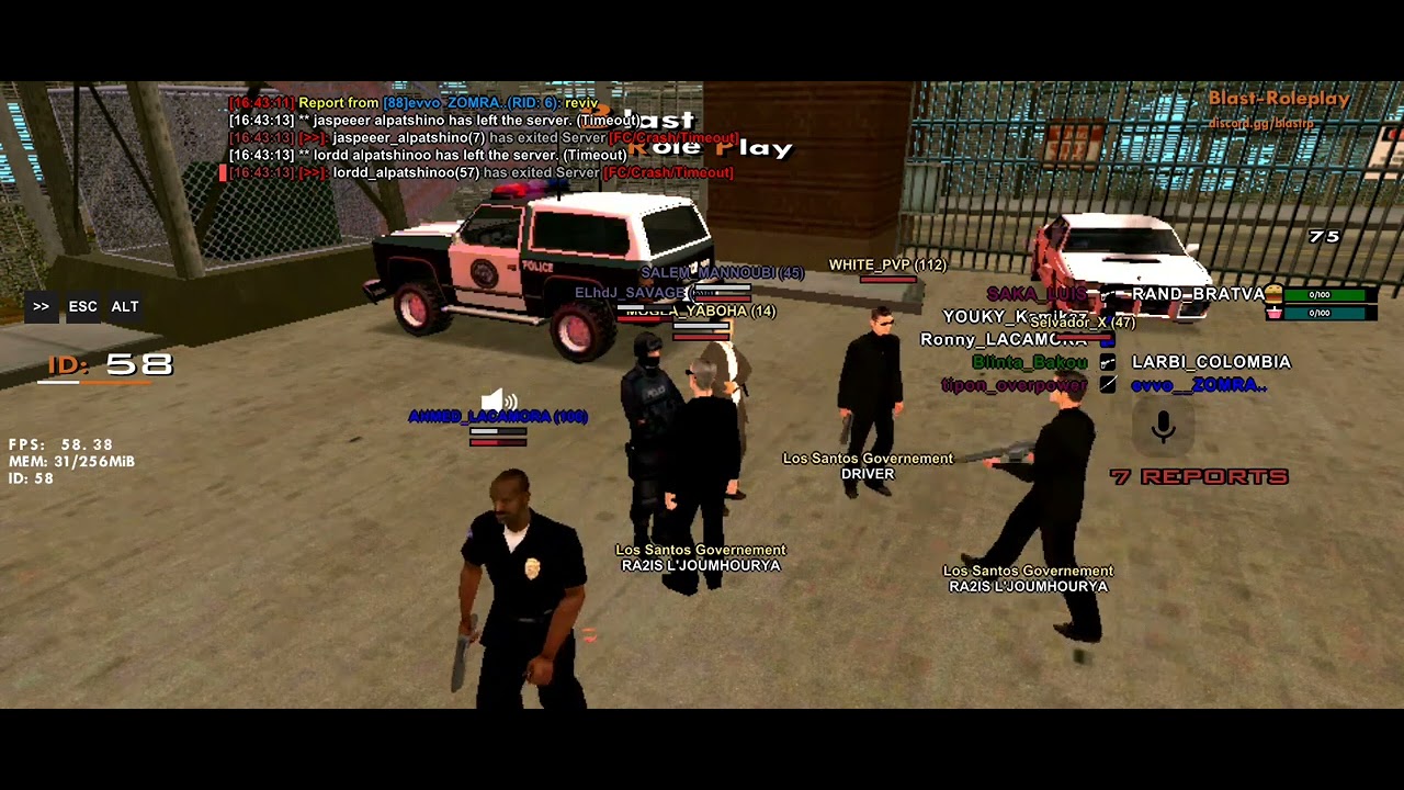 اجواء خلاص الفكشيون في blast rp ❤️😍 #blast #roleplay #vues