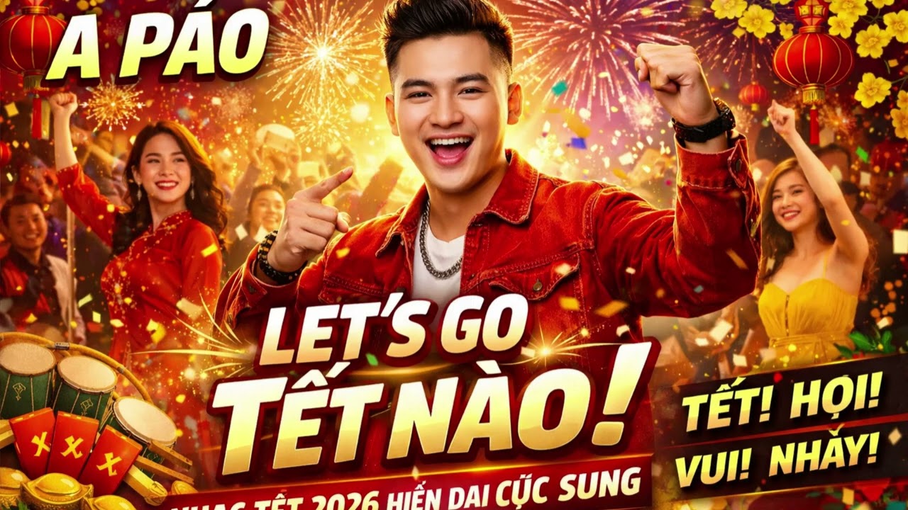 A Páo – LET’S GO TẾT NÀO!   Nhạc Tết 2026 Hiện Đại Cực Sung