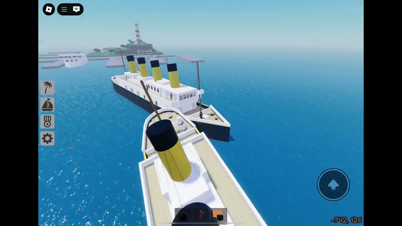 Me playing sail and sink simulator