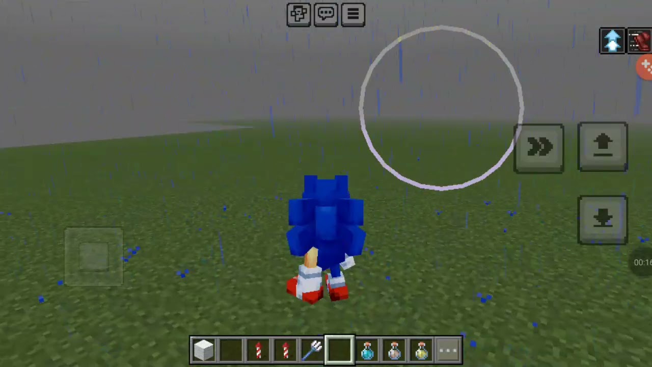 alphs sonic skin for minecraft pe
