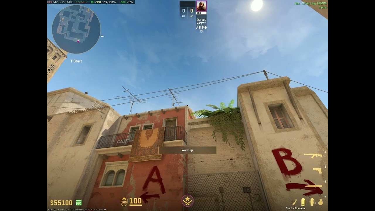 CS2 - New Mirage Window Smoke 2026 - PGL Astana