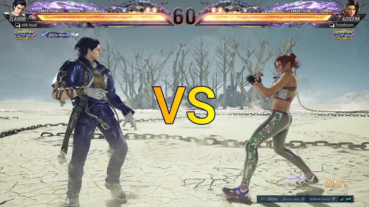 Tekken God Supreme Match | Claudio Vs Azucena | TEKKEN 8