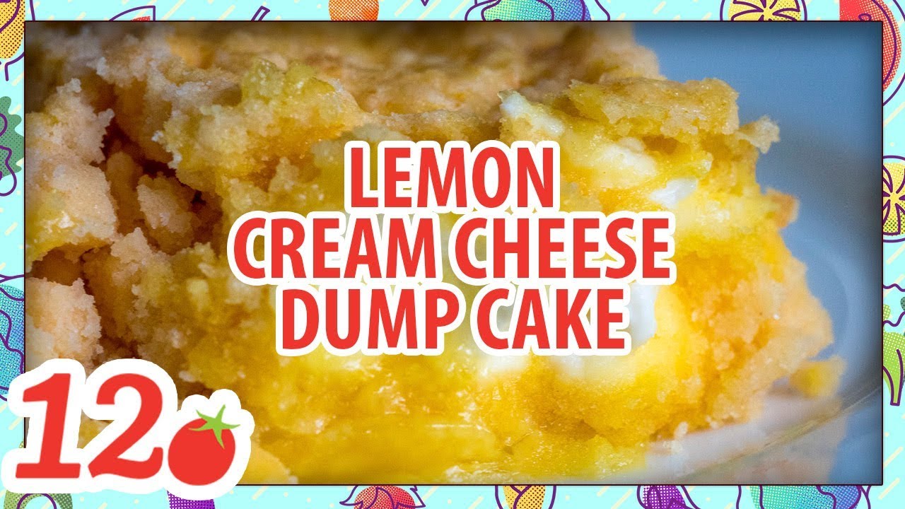 How to Make: 4-Ingredient Lemon Cream Cheese Dump Cake
