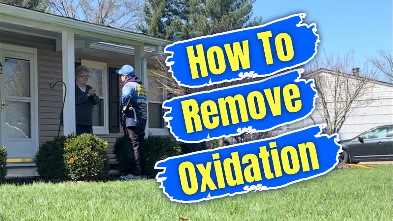 How To Remove Oxidation From Gutters. Customer Conversation!