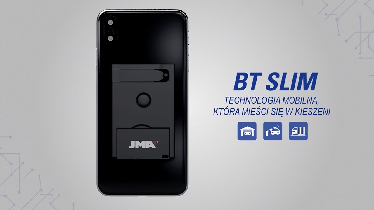 BT SLIM. Otwieraj drzwi garażowe za pomocą smartfona. Również zdalnego wyzwalacza fotograficznego