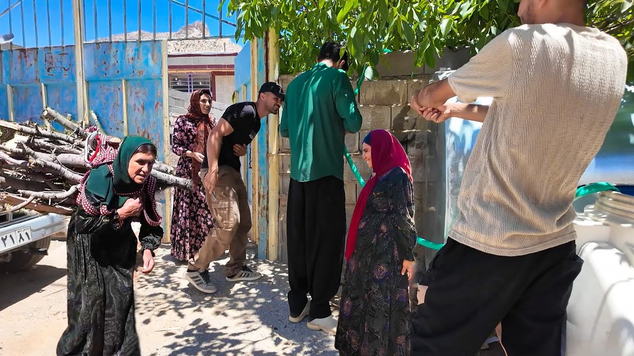 ⛑️Hassan & Ghadir Help Milad Build Their Dream Home | Amir Family Collects Firewood in the Mountains