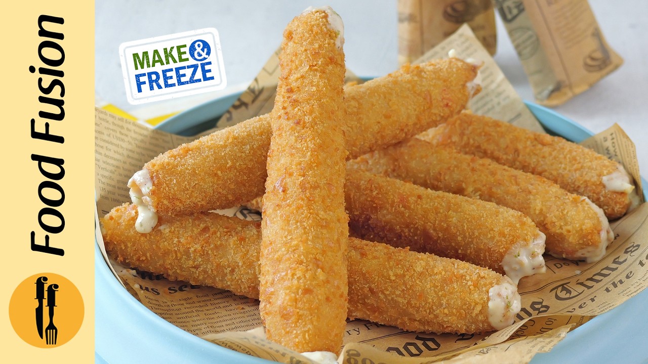 Hot Chicken Crunchy Roll (Make & Freeze) Recipe  By Food Fusion