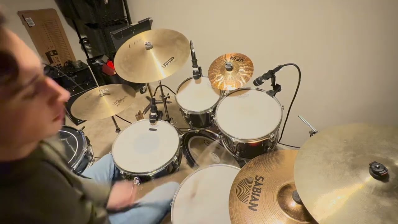 New side snare setup!