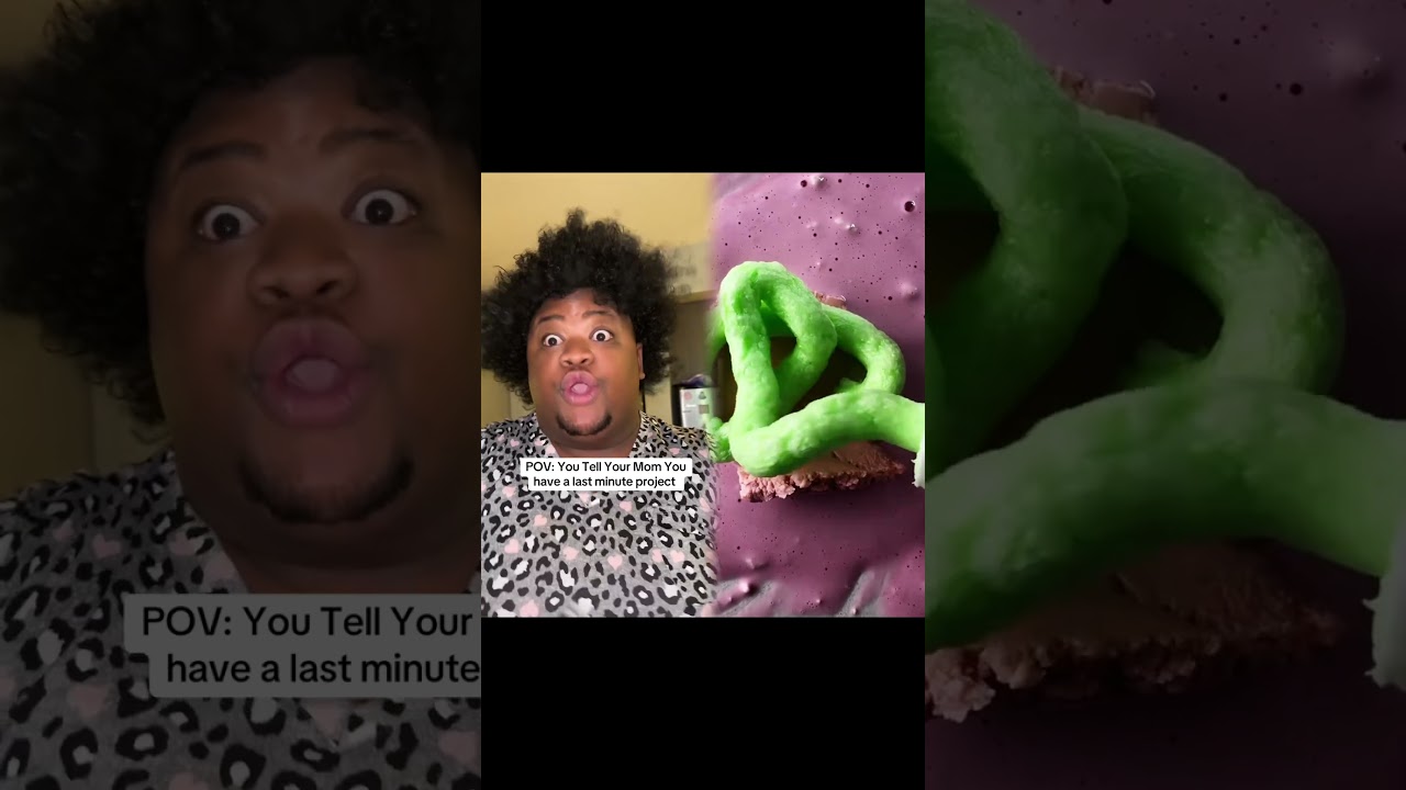 POV: you tell your mom you have a project due tomorrow _