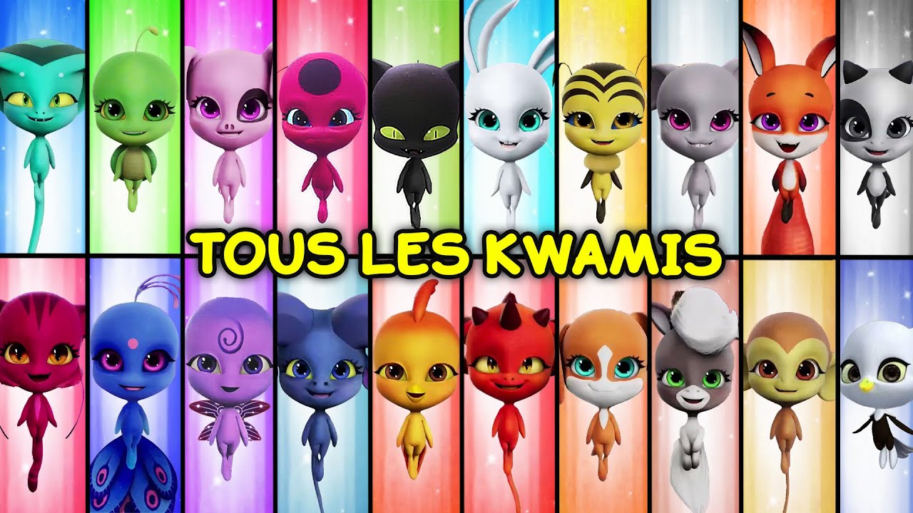 Tous Les Kwamis Jusqu'à La Saison 6 De Miraculous Ladybug !