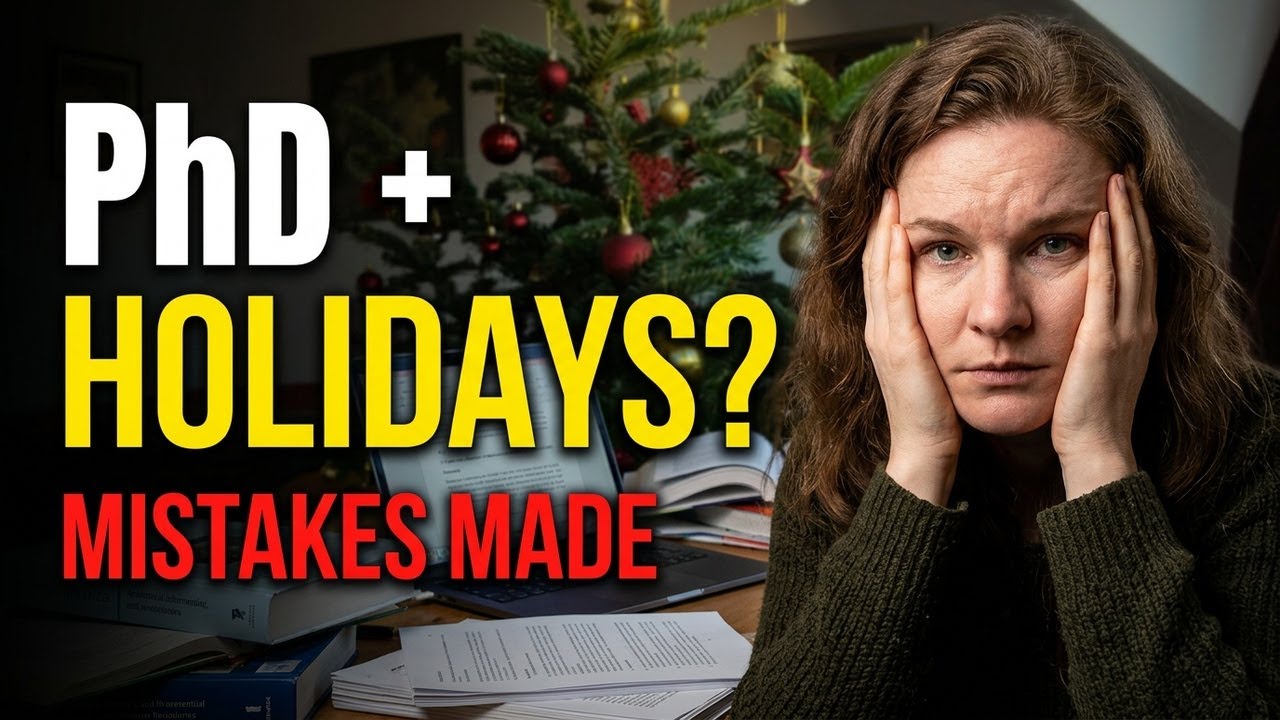 Part-Time PhD Mistakes I Made (So You Don't Have To)