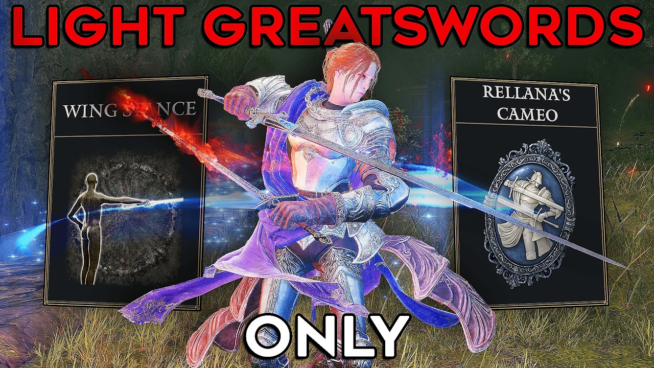 Elden Ring (+DLC) But I Can ONLY USE LIGHT GREATSWORDS