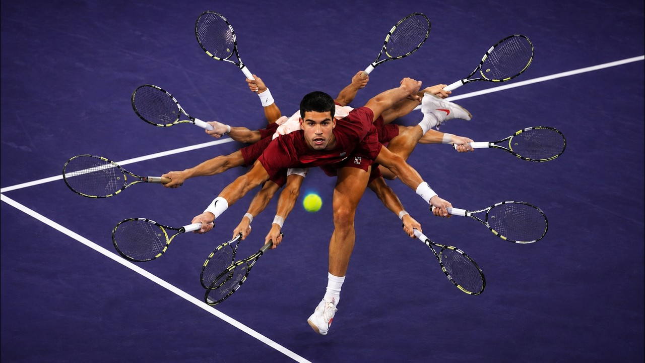 Carlos Alcaraz - Top 10 Crazy Reflex Volleys