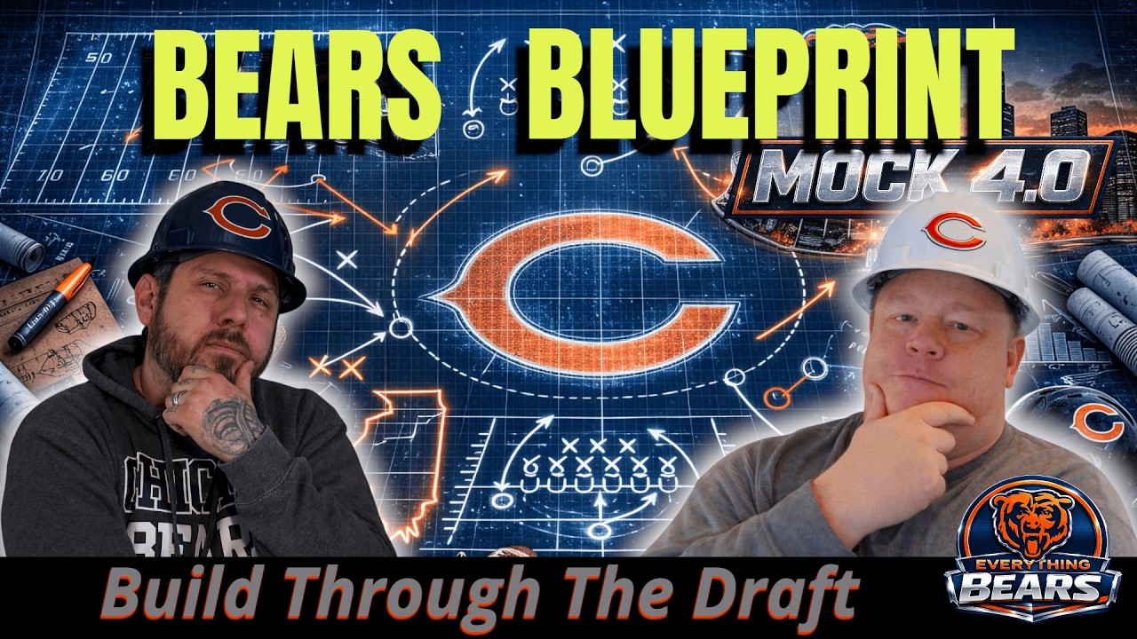 Chicago Bears Mock Draft 4.0 | Building Through The Draft