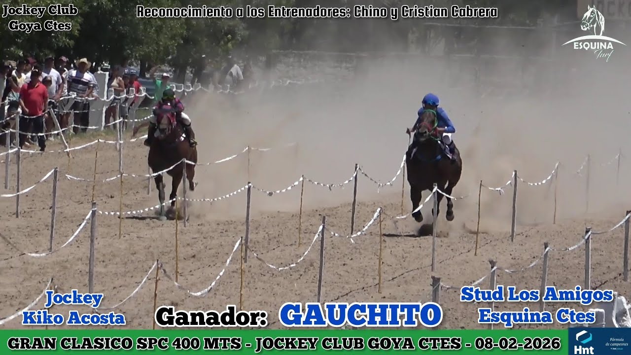 GAUCHITO (Esquina Ctes) Jockey Club Goya Ctes. Domingo 08 de Febrero de 2026 