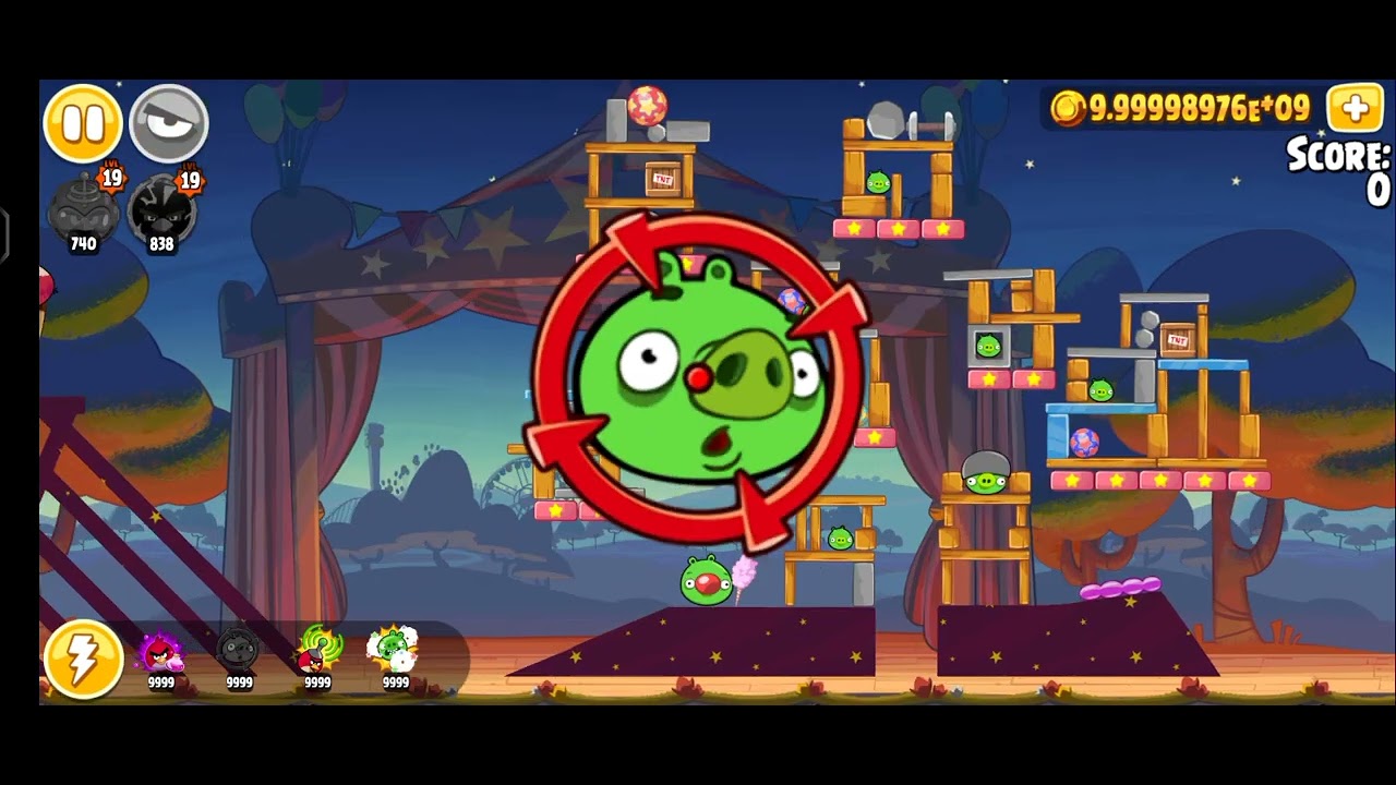 Angry birds seasons Abra-ca-bacon  #angrybirds #angrybirdsseasons 