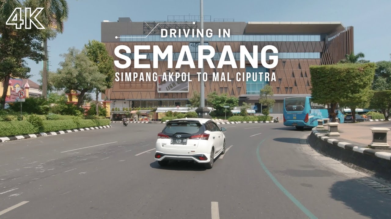 Driving from Simpang Akpol to Mal Ciputra - Driving Downtown - Semarang City 4K