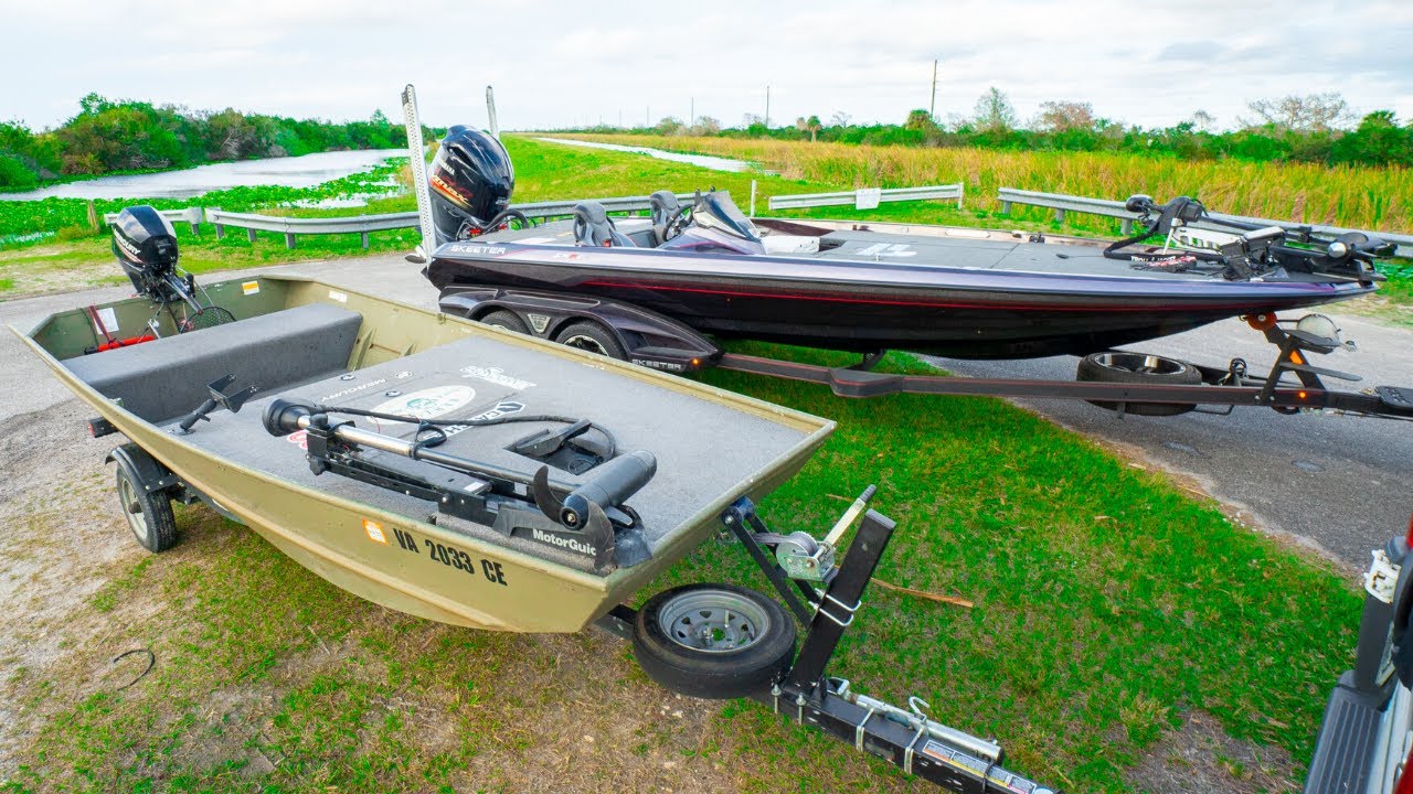 He Called Me OUT! Jon Boat Vs Bass Boat Fishing Tournament On Grassy Florida Lake
