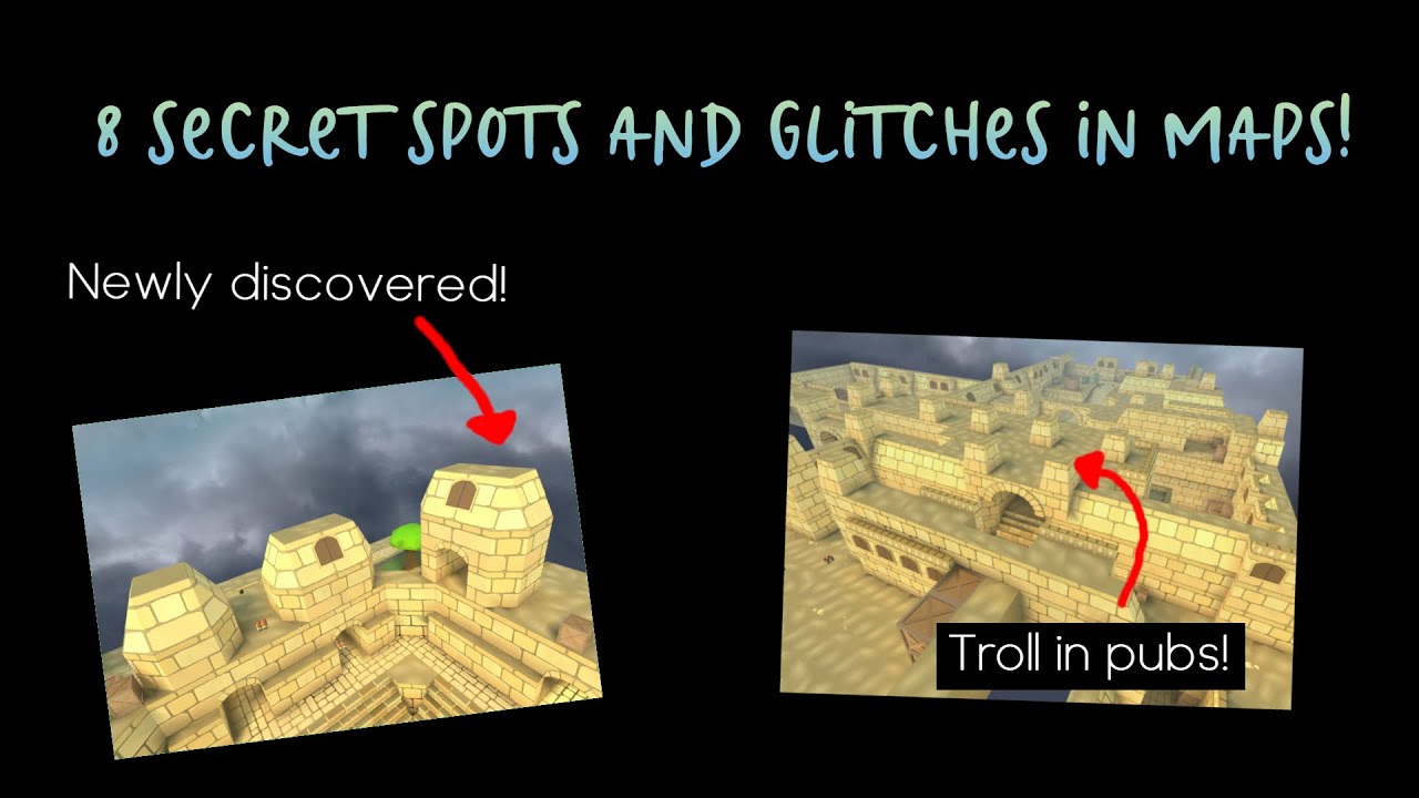 [PATCHED] 8 Secret Spots in Maps / Map Glitches! | Shell  Shockers Tutorial