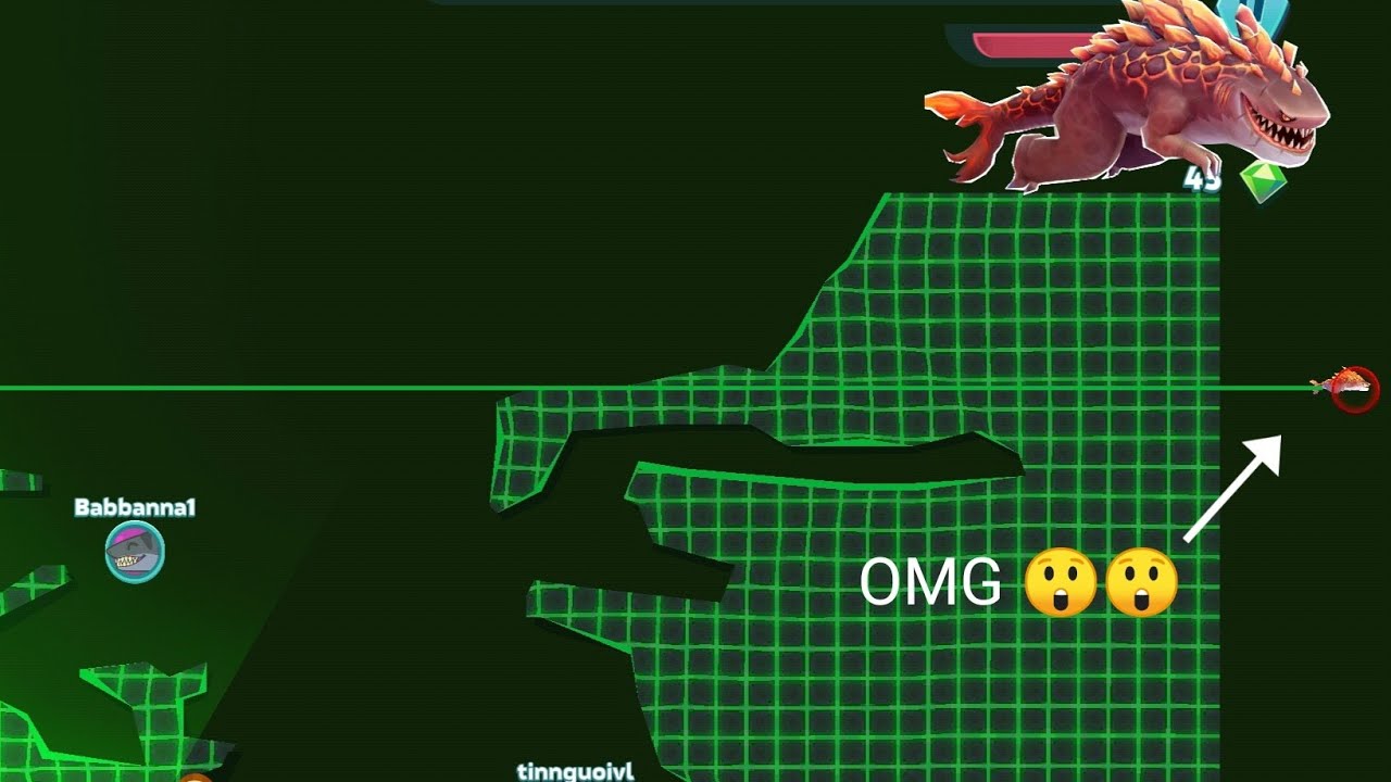 HUNGRY SHARK EVO- Truco para salir del mapa!!😲😲