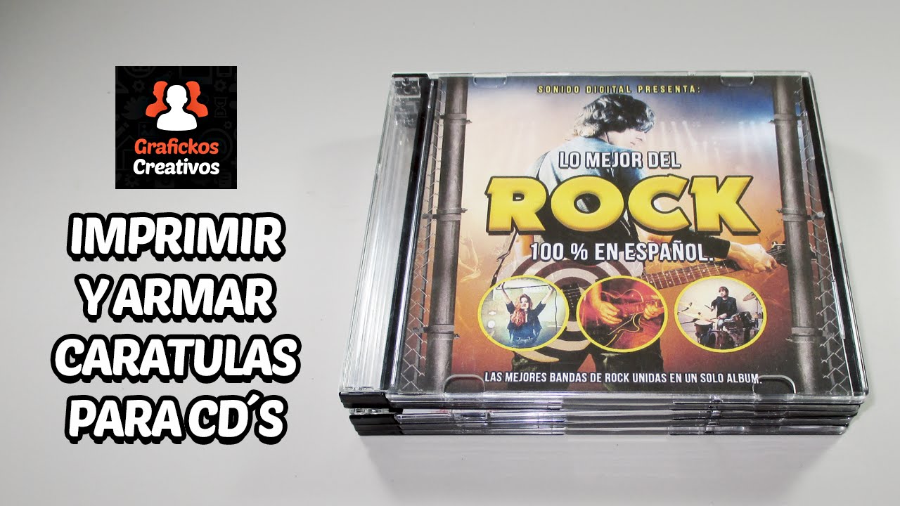 Imprimir y Armar Caratulas para CD´s Fácilmente.
