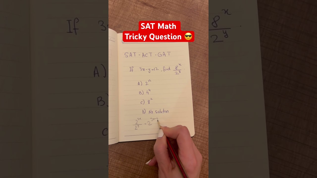 Math SAT - ACT- GAT Tricky Question 