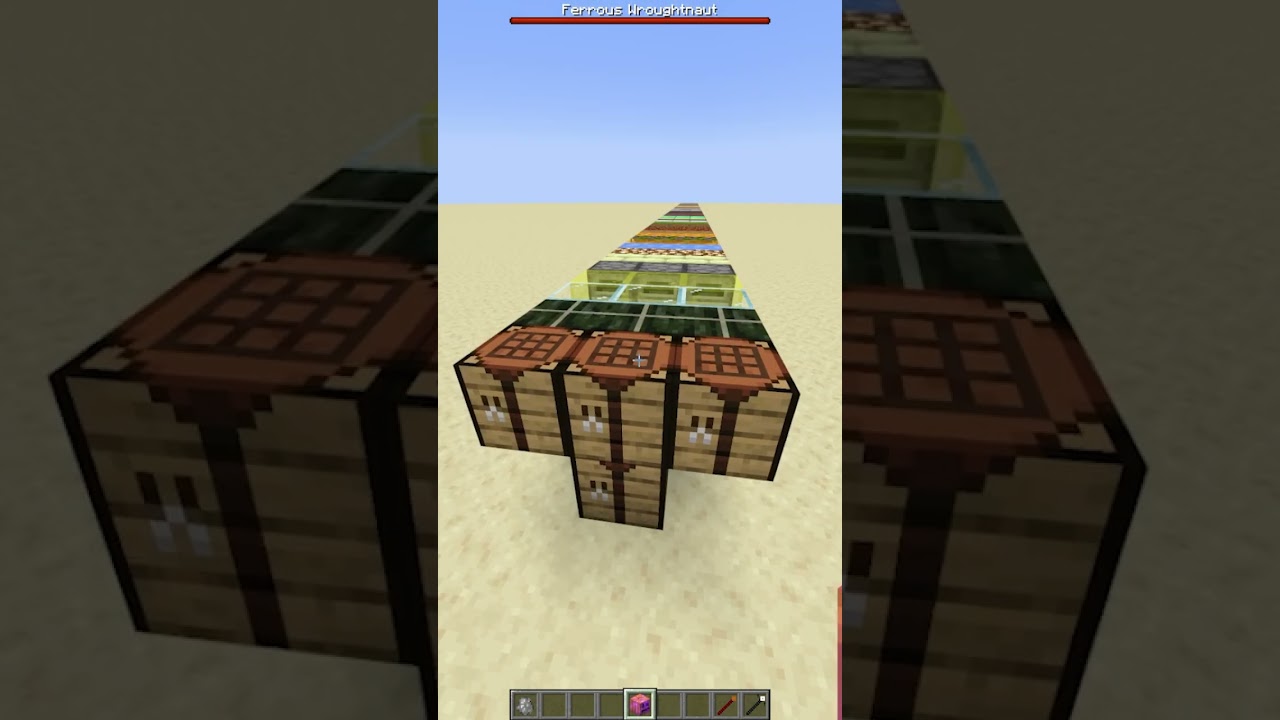 Ferrous Wroughtnaut vs All Extra Golems - Crafting Table Golem