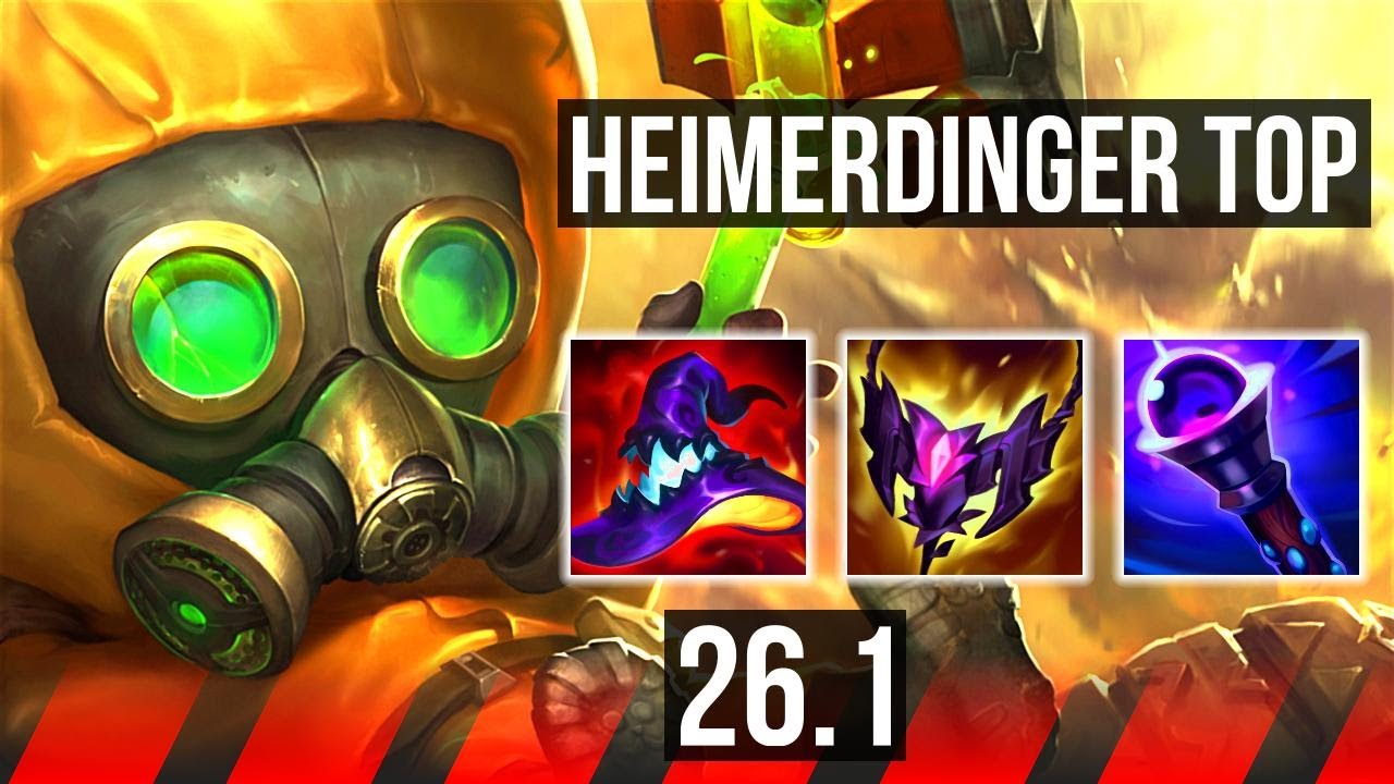 HEIMERDINGER vs DARIUS (TOP) | NA Grandmaster | 26.1