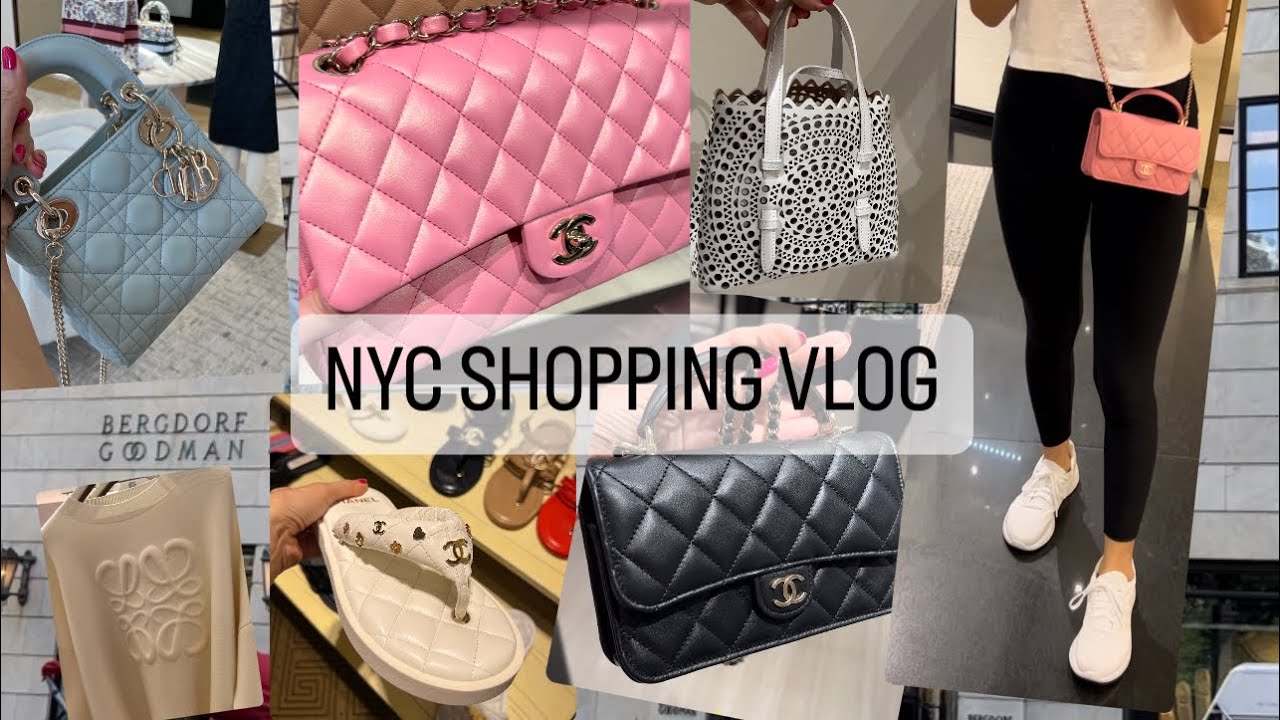 SHOPPING VLOG ✨ Bergdorf Goodman, Chanel, Tiffany & co NYC Flagship