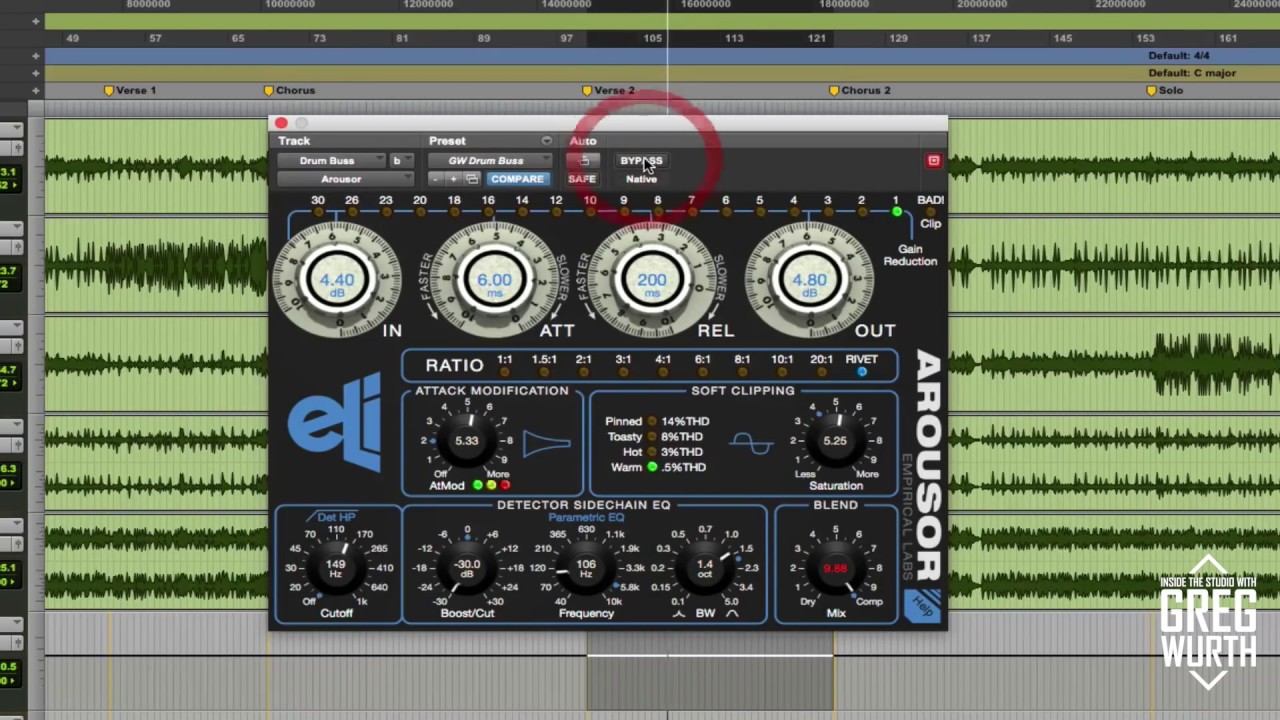 Using the Empirical Labs Arousor in a mix