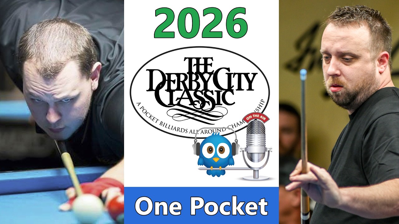 Justin Hall vs Alex Olinger - One Pocket - 2026 Derby City Classic rd 6
