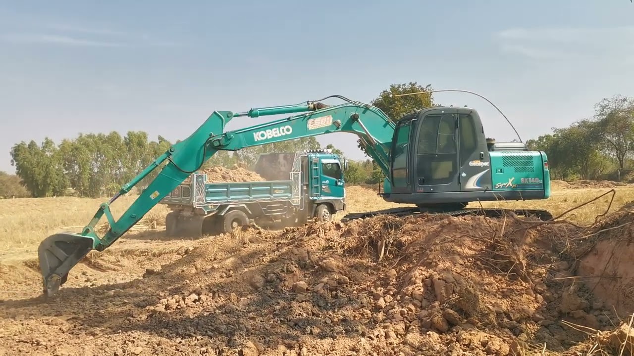 KOBELCO SK140LC 💥งานวิ่งหินของทีมงาน​ ส.เจิรญ​ทรัพย์​