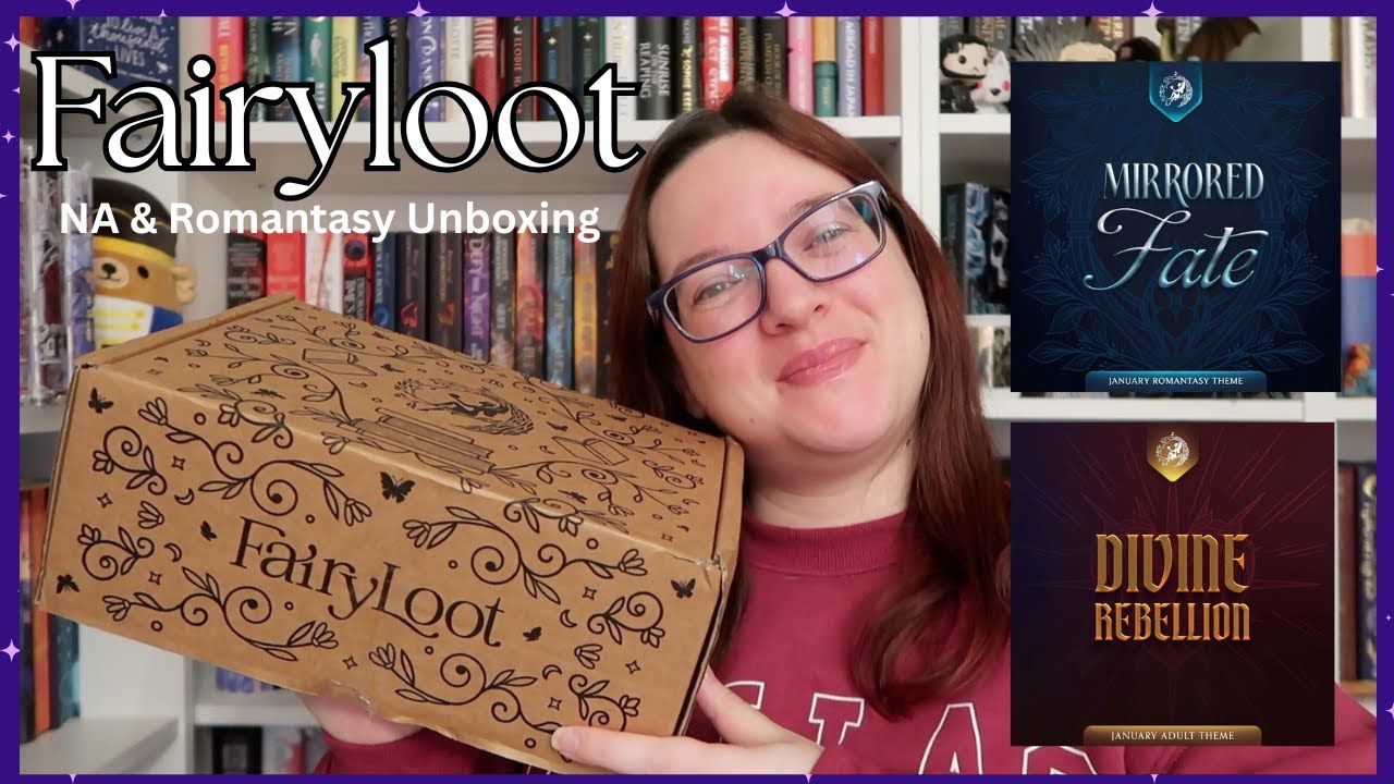 📚 January Unboxing | Fairyloot 🧚🏼&zwj;♀️ | NA & Romantasy 💖 | Life With Stefy ✨