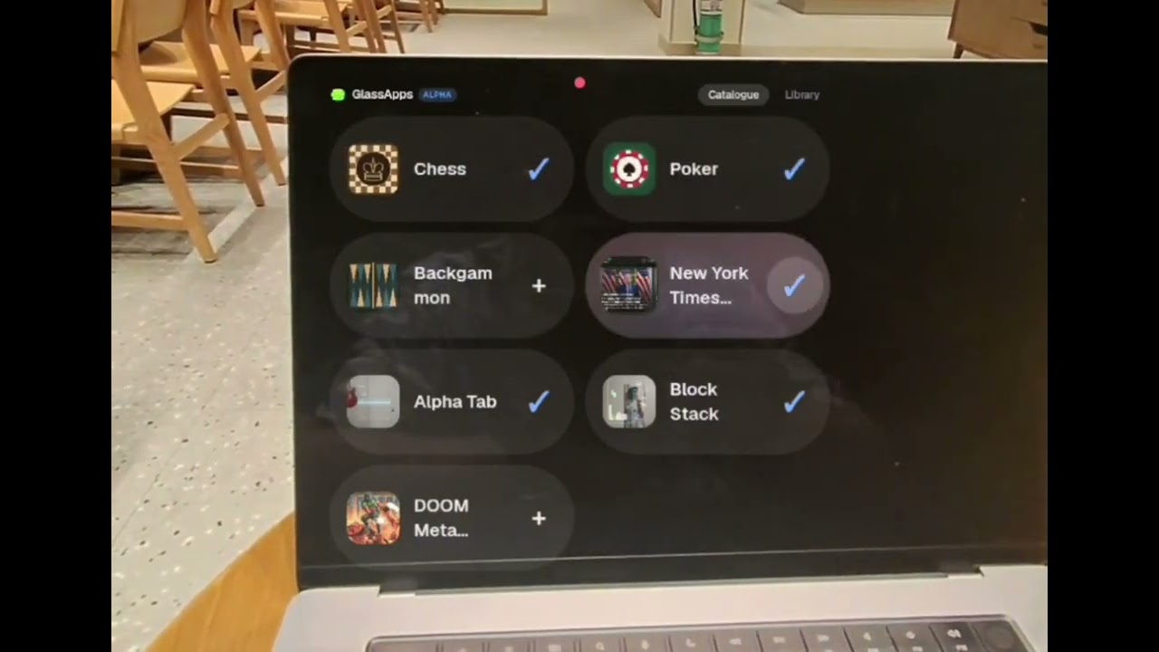 GlassApps Preview &mdash; Apps & Games for Meta Ray-Ban Display