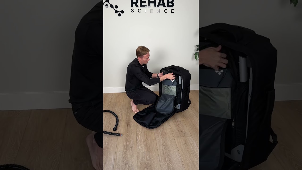 Dr. Walters Setting Up the Nubis Pro Inflatable Physio Table
