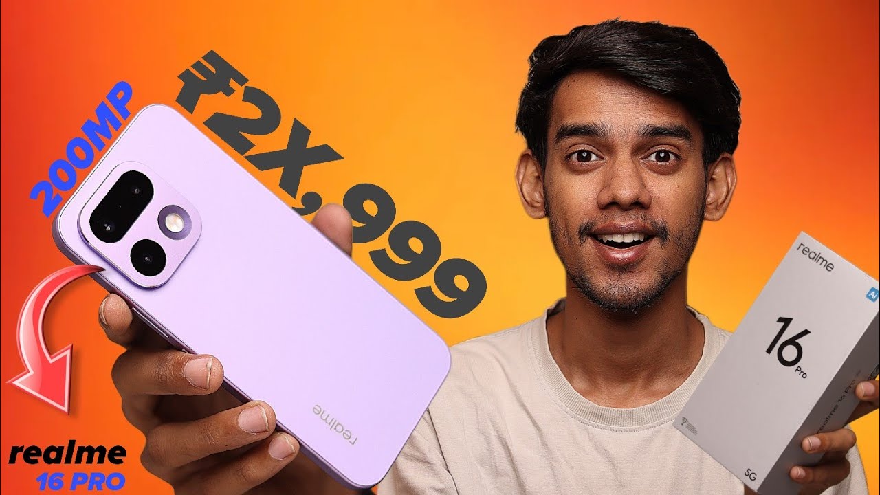 Распаковка и обзор realme 16 Pro — 200-мегапиксельная камера LumaColor, аккумулятор 7000 мАч и AI...