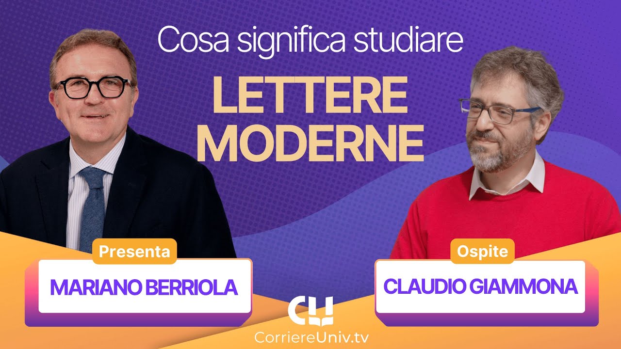 Cos&igrave; Mi Oriento - Cosa significa studiare Lettere Moderne: Intervista a Claudio Giammona