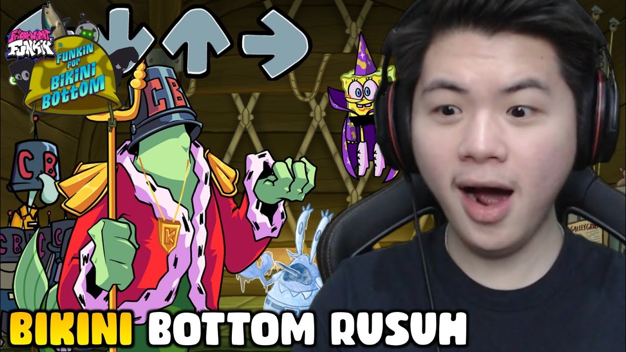 SPONGEBOB KEMBALI MENYELAMATKAN BIKINI BOTTOM!! | VS Funkin for Bikini Bottom - Friday Night Funkin