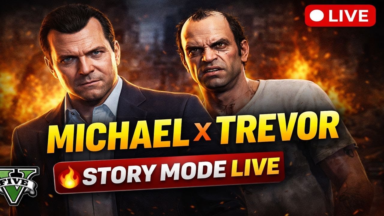 GTA 5 Story Mode LIVE Hindi 🔥 | Michael & Trevor Together | Episode Continues