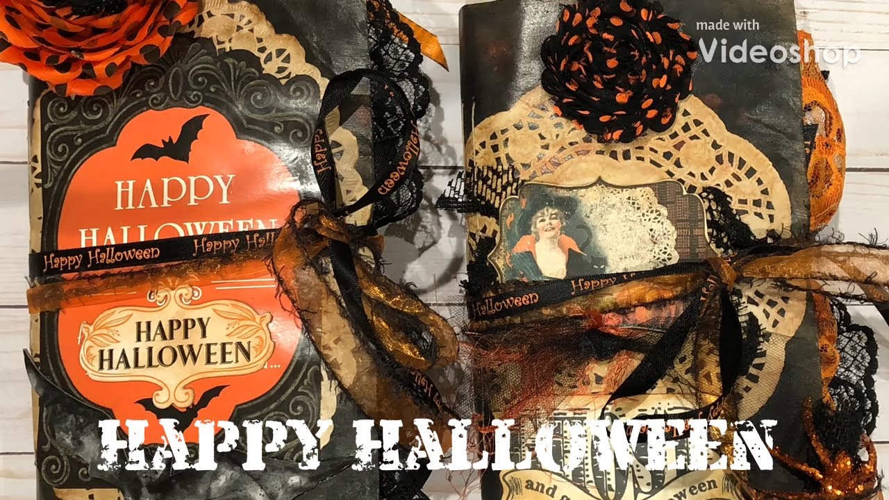 Vintage Halloween Junk Journals