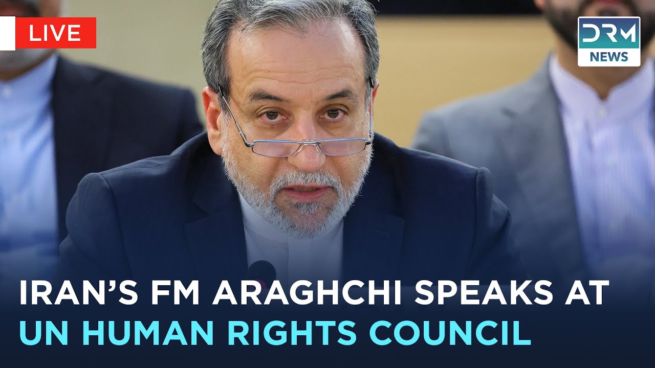 LIVE: Iran’s FM Abbas Araghchi Speaks at UN Human Rights Council | AC1G