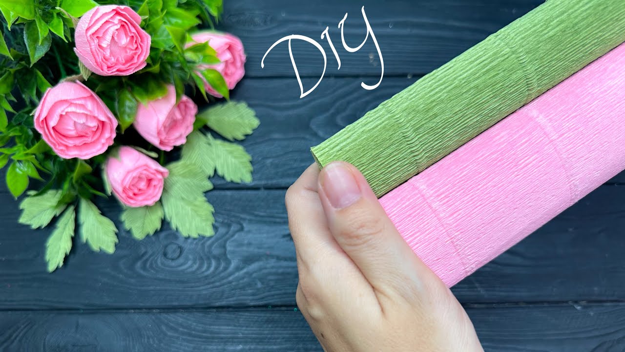 How to Make EASY Crepe Paper Flowers Crepe Paper Decoration Idea