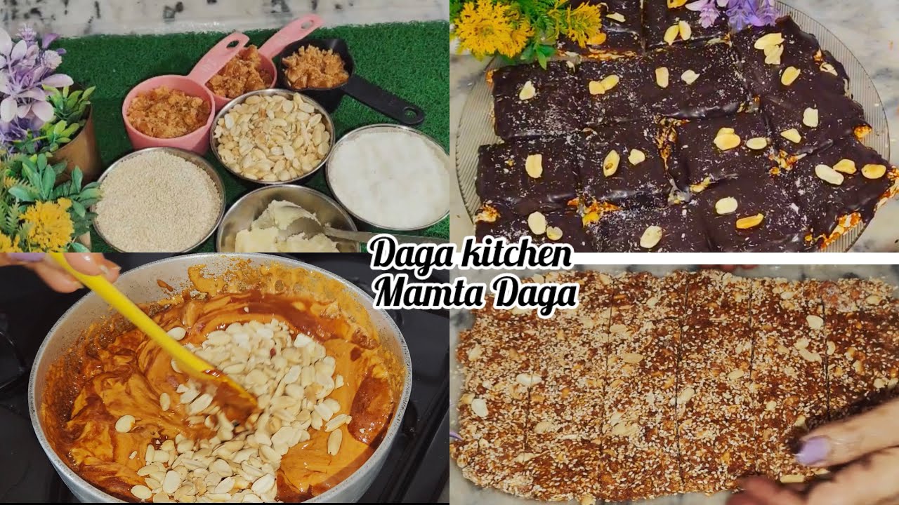 Healthy & yummy chikki & chocolate chikki😋😋😋