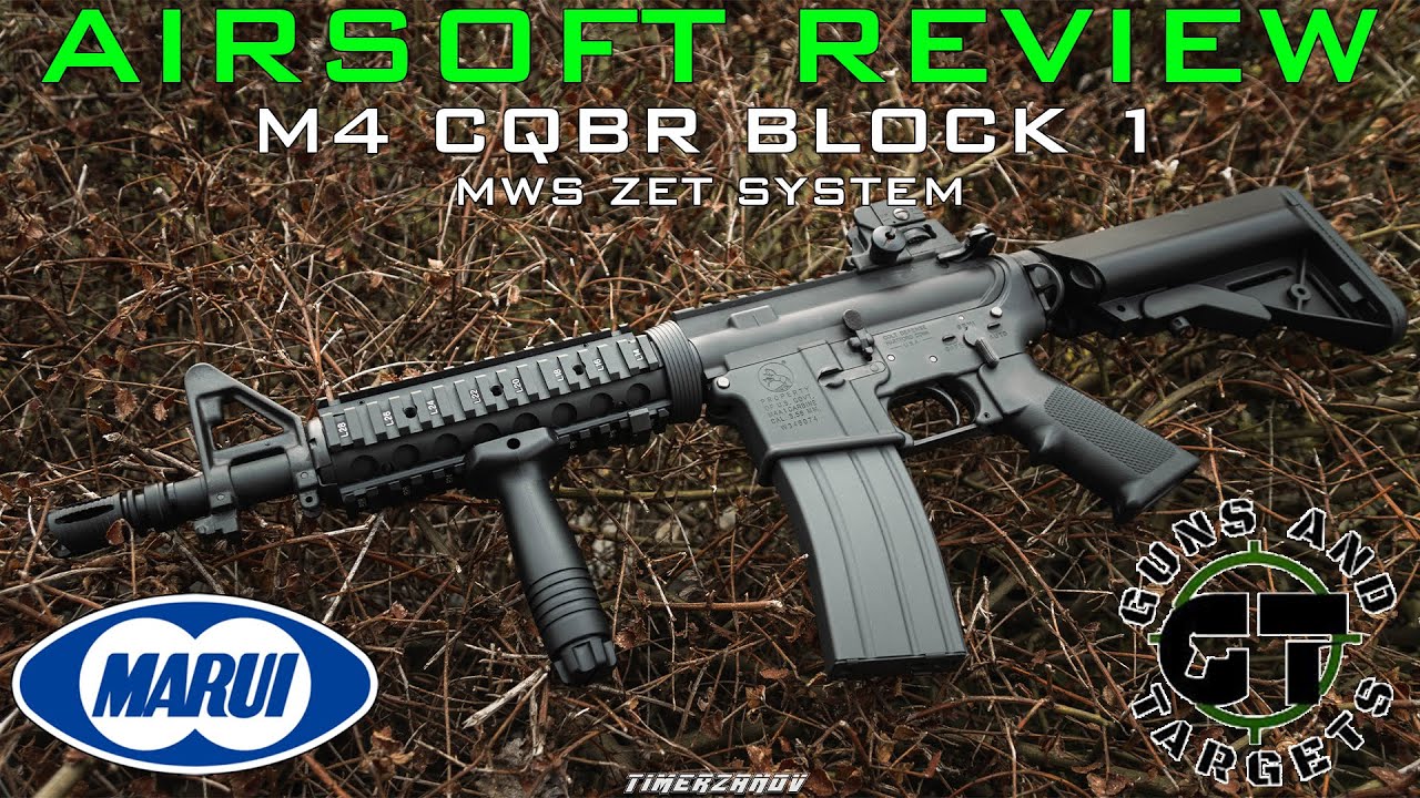 Airsoft Review #75 Tokyo Marui M4 CQBR Block 1 Zet System Gaz Blowback Rifle GBBR [FR]