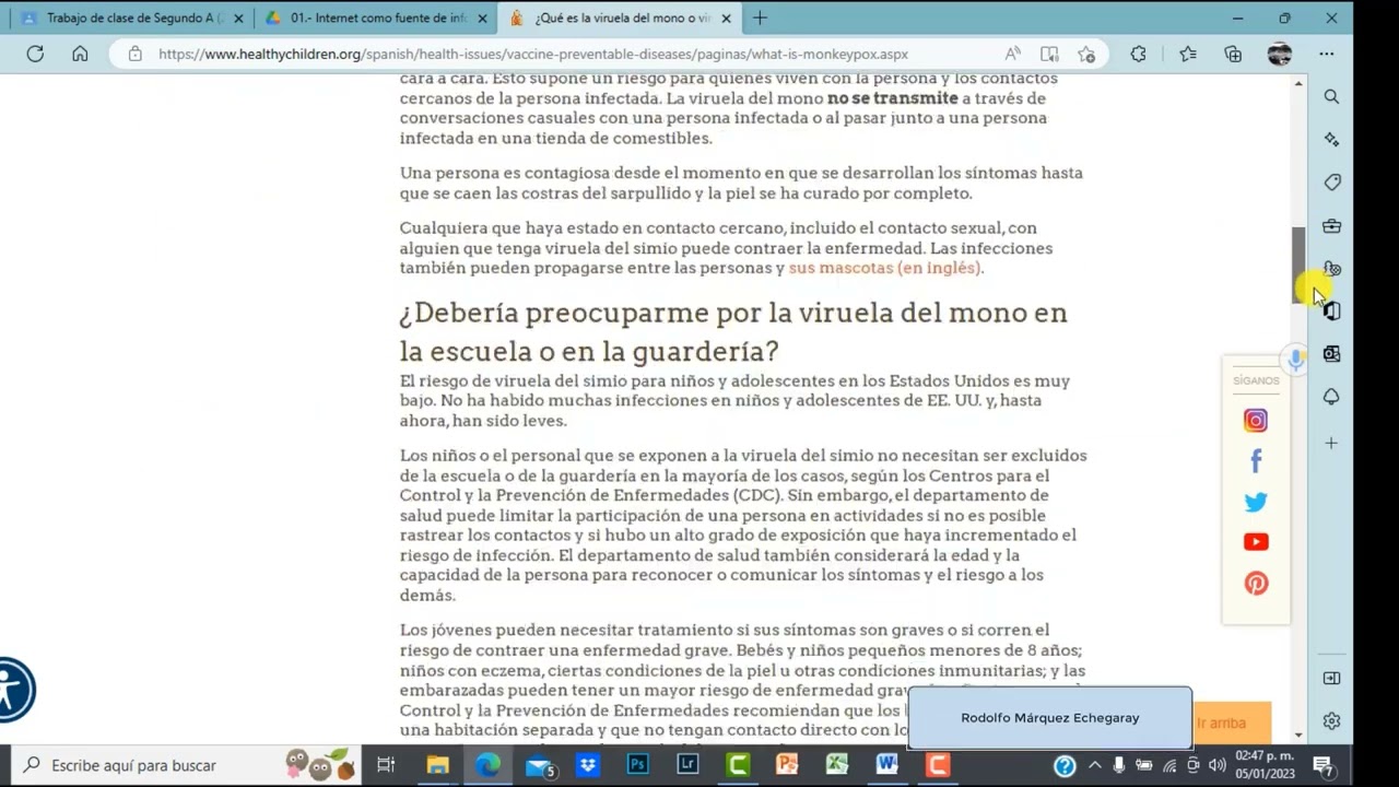 Evaluación y análisis de la información