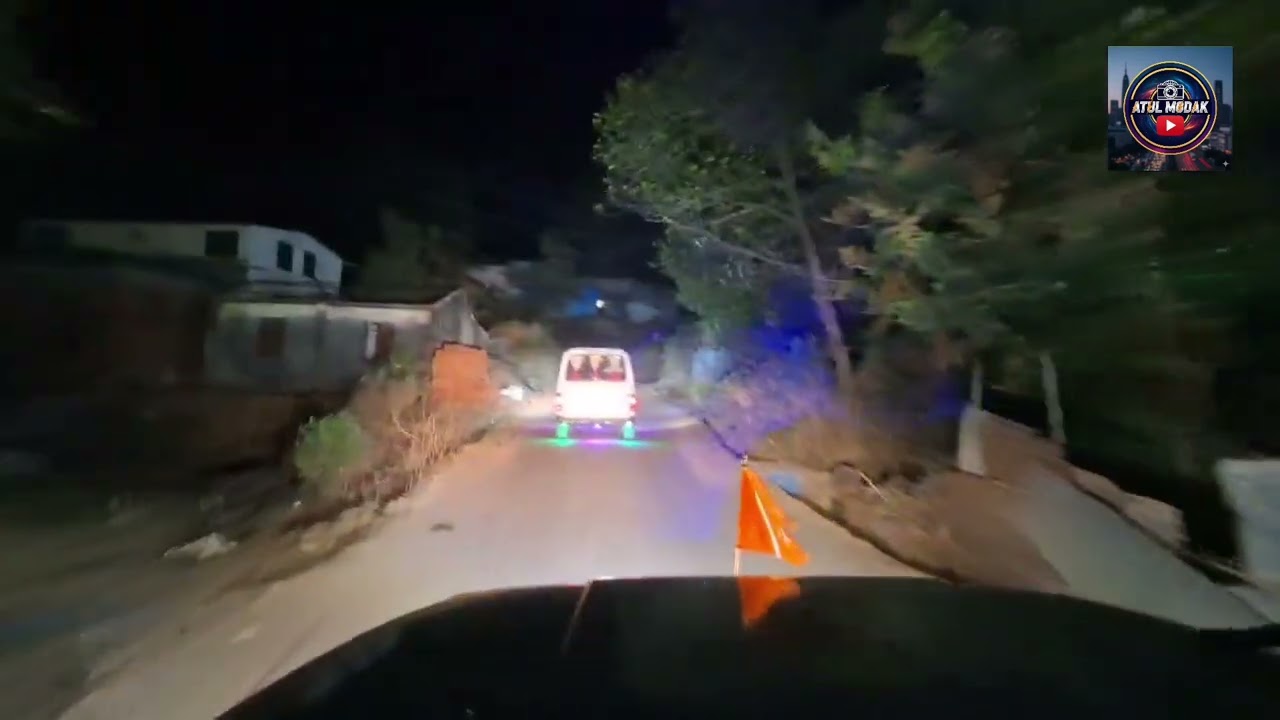 Night traveling in my village 😍❤️❤️