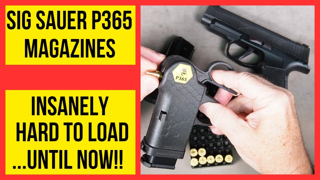 Sig Sauer P365 Magazine Loader. EASIEST WAY using a Speed Beez P365 Lever Loader
