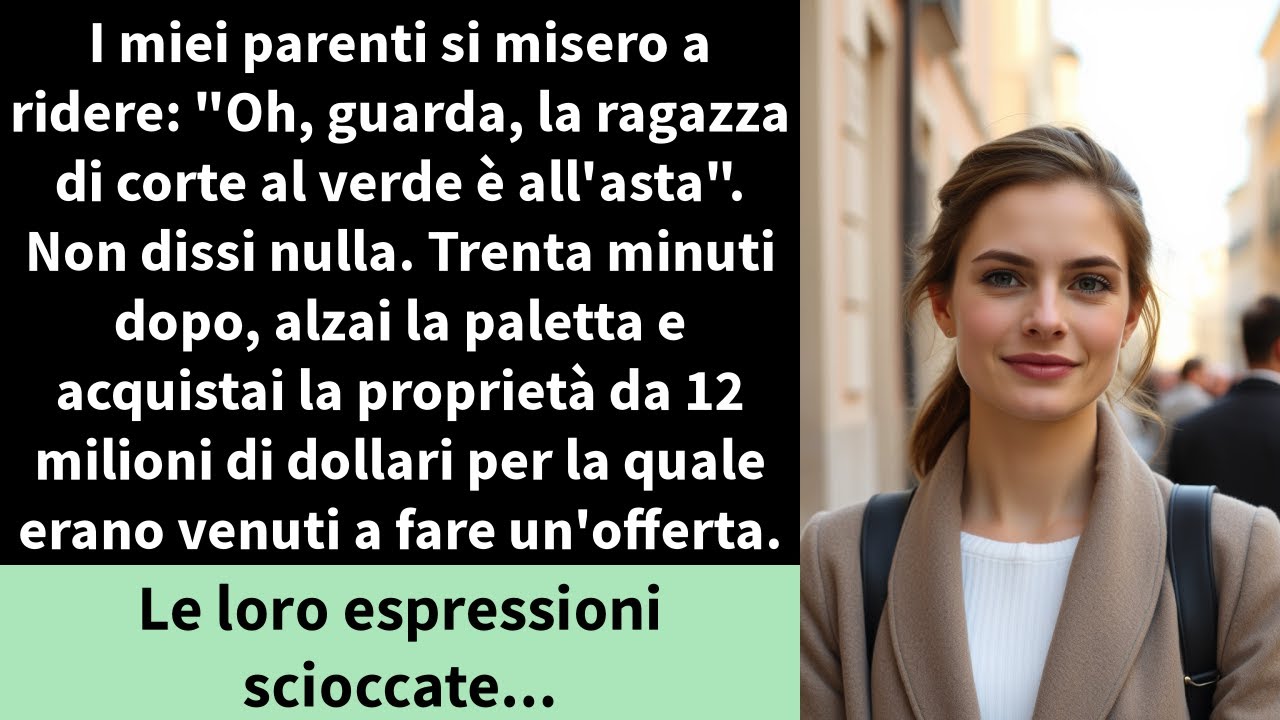 I miei parenti si misero a ridere: 