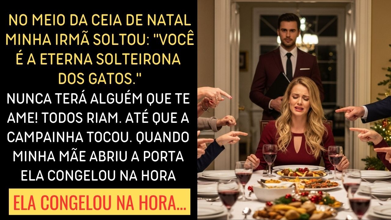 NA CEIA DE NATAL MINHA IRMÃ ME HUMILHOU DIANTE DE TODOS… MAS O SILÊNCIO TOMOU CONTA QUANDO...