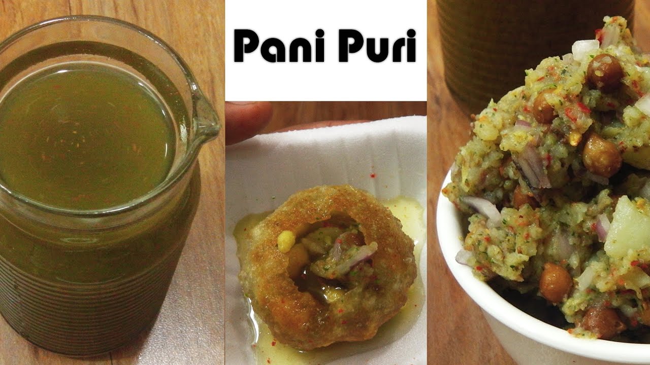 Pani and Filling For Pani Puri - Calcutta Style | Indian Street Food